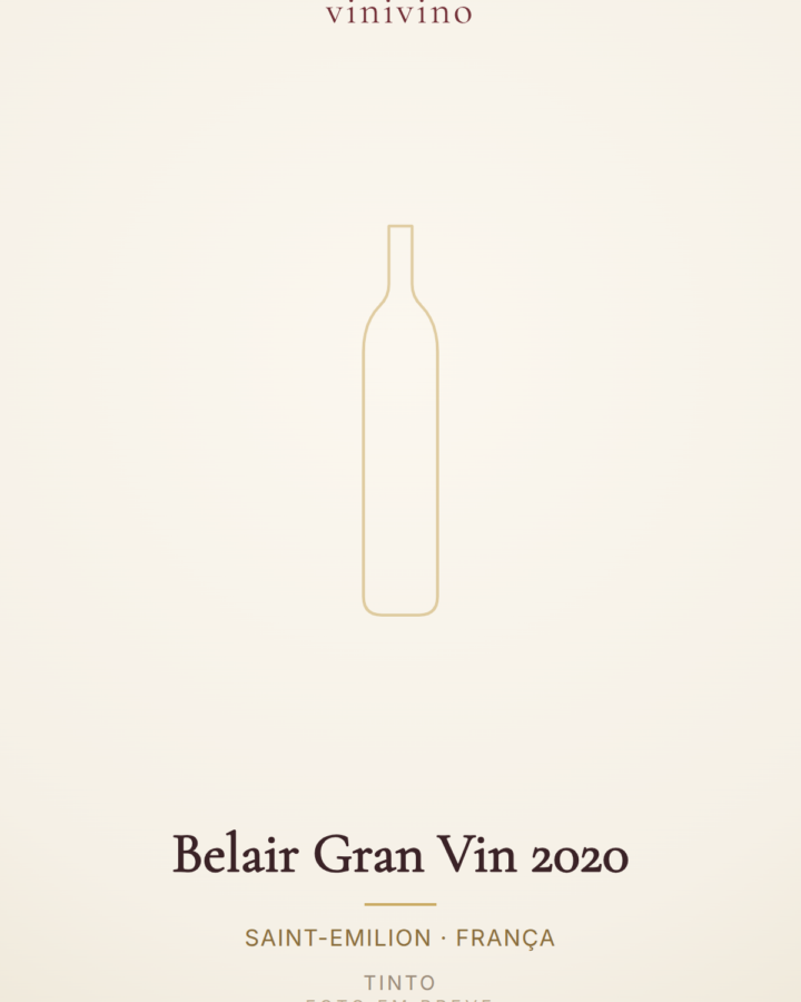 Belair Gran Vin 2020