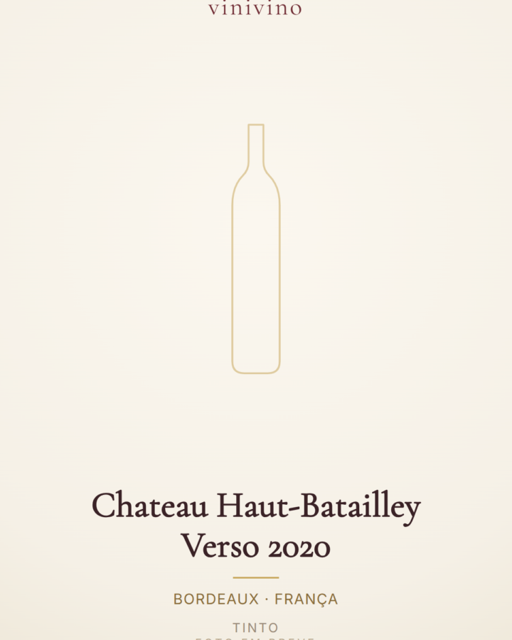 Chateau Haut-Batailley Verso 2020