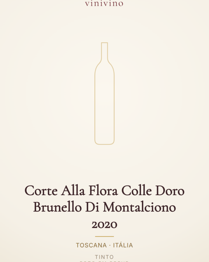 Corte Alla Flora Colle Doro Brunello Di Montalciono 2020