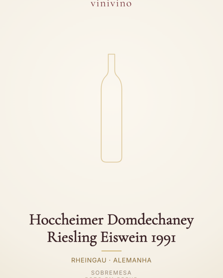 Hoccheimer Domdechaney Riesling Eiswein 1991