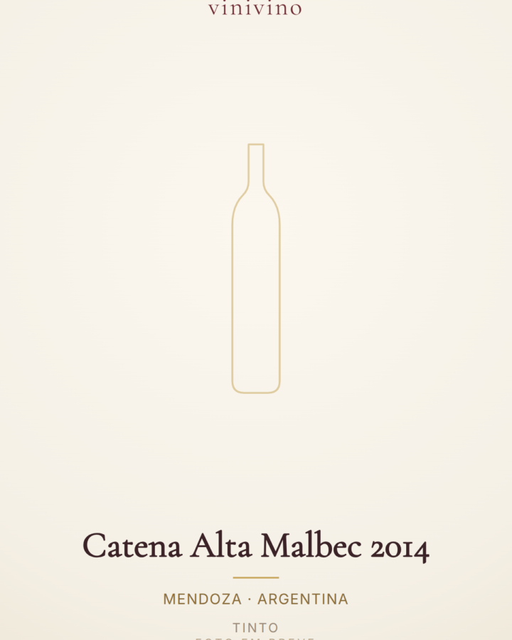 Catena Alta Malbec 2014