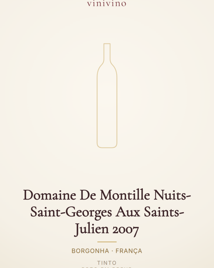 Domaine De Montille Nuits-Saint-Georges Aux Saints-Julien 2007