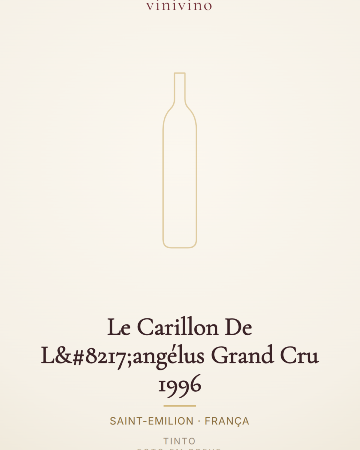 Le Carillon De L’angélus Grand Cru 1996