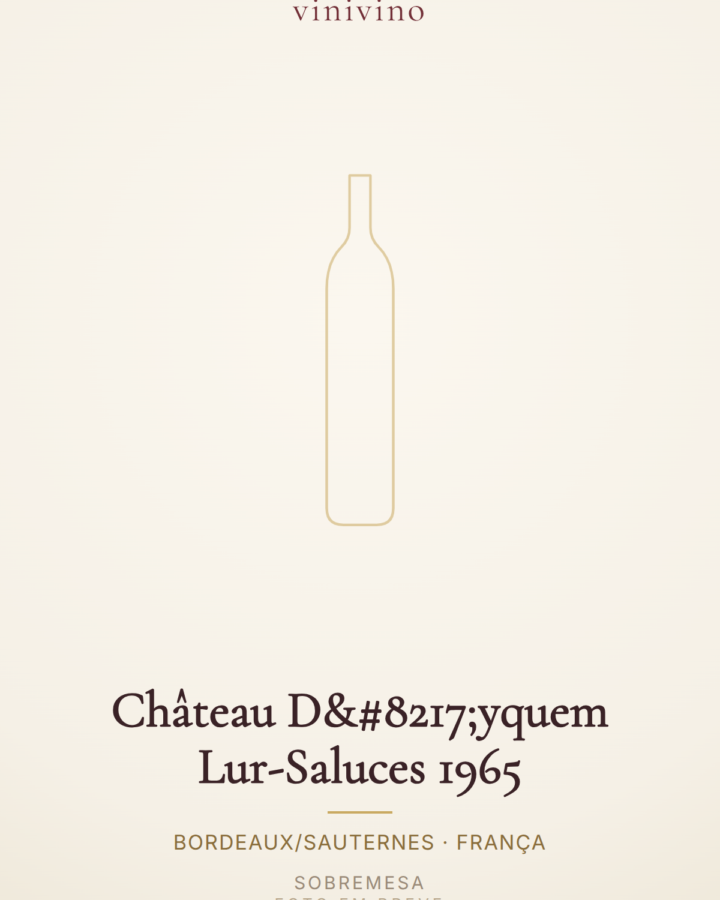 Château D’yquem Lur-Saluces 1965