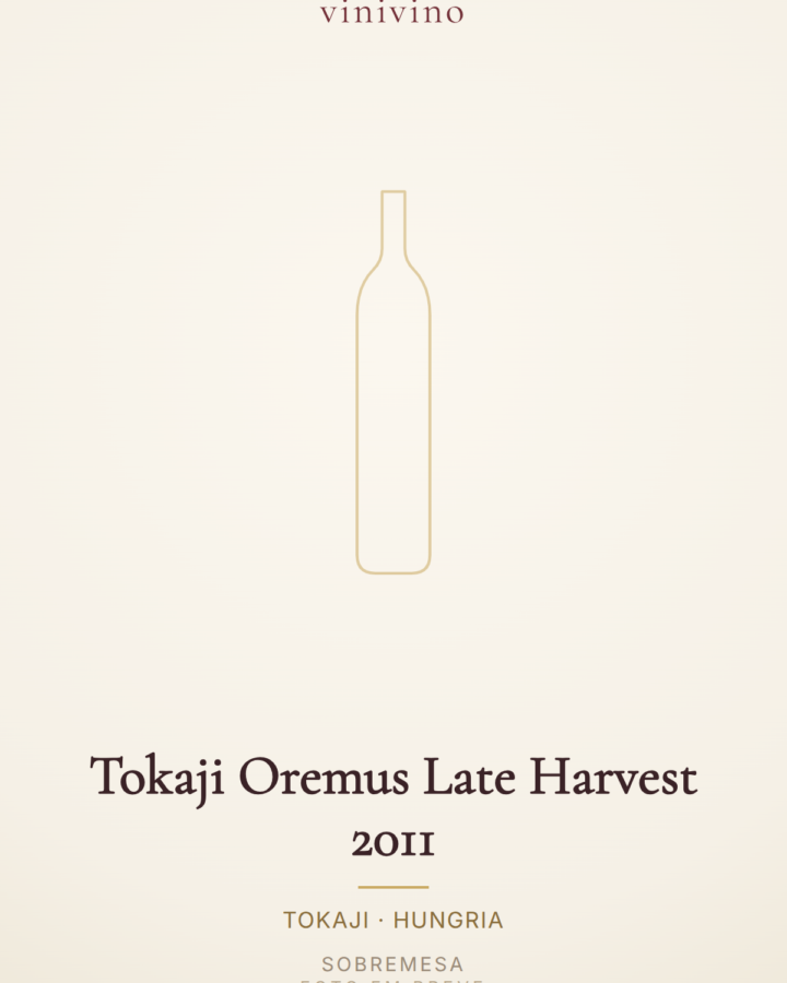 Tokaji Oremus Late Harvest 2011