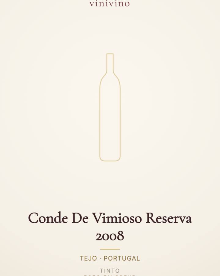 Conde De Vimioso Reserva 2008